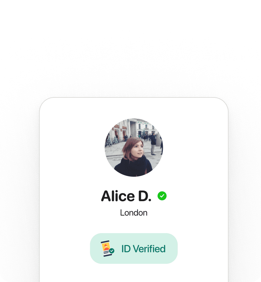 Profile with review summary
