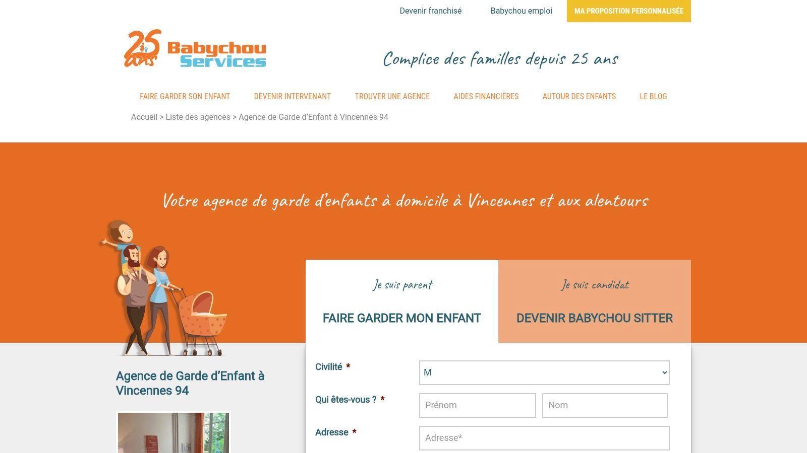 Babychou Services – Agence de Vincennes (94)