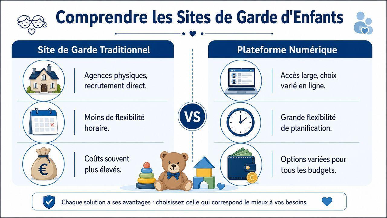 Comparaison entre les agences de garde d