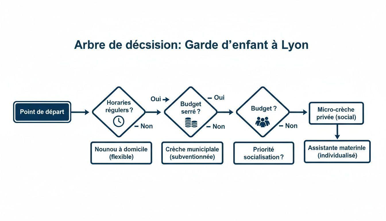 Arbre de décision pour choisir la garde d