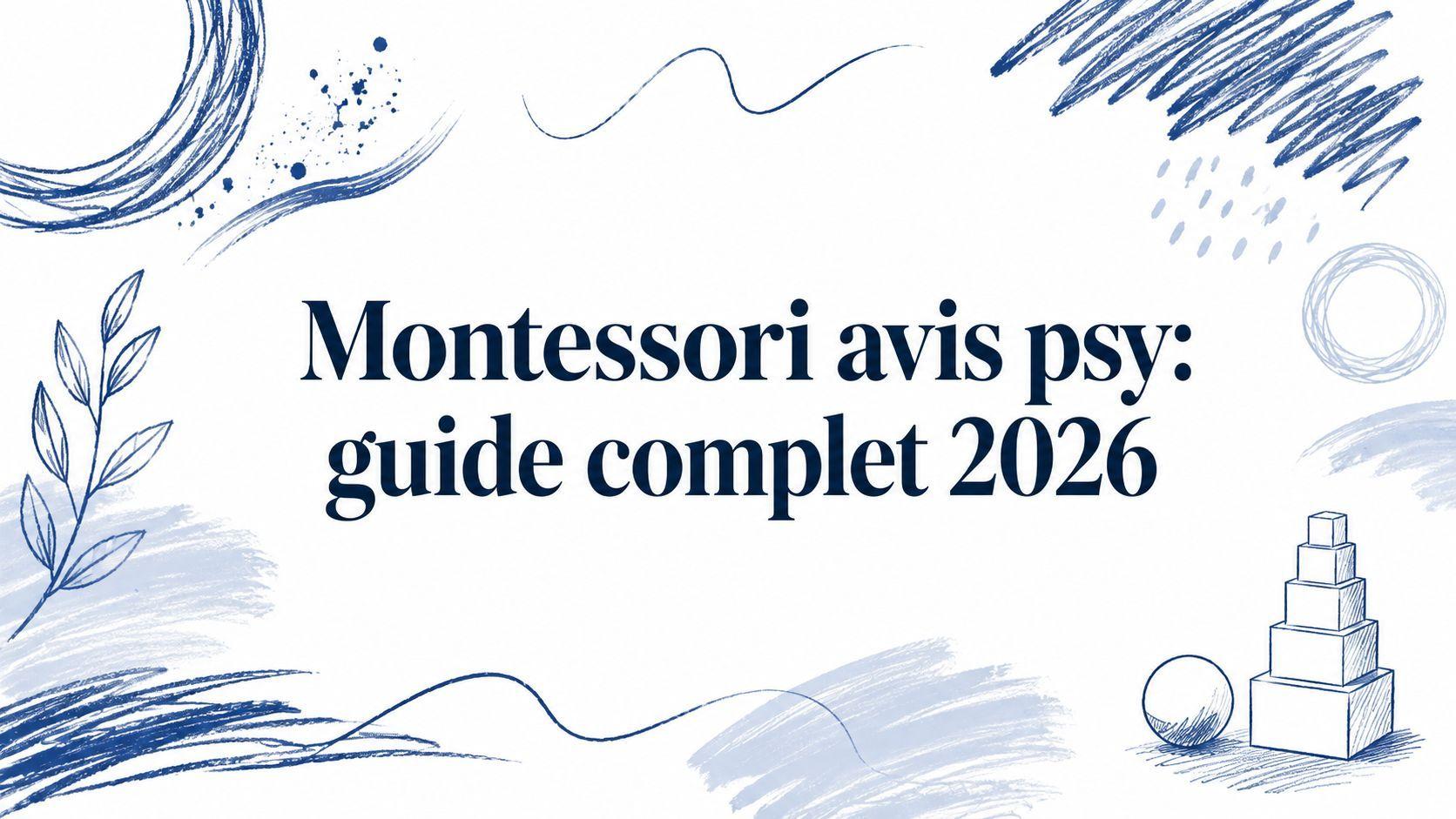 Montessori avis psy: guide complet 2026